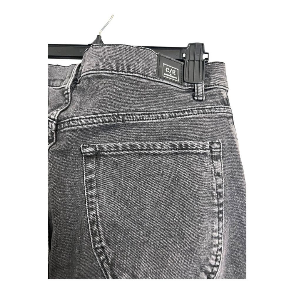 C / E by Current / Elliot Black Jeans 29 Front pleat Retro Tapered denim pants - Picture 8 of 8